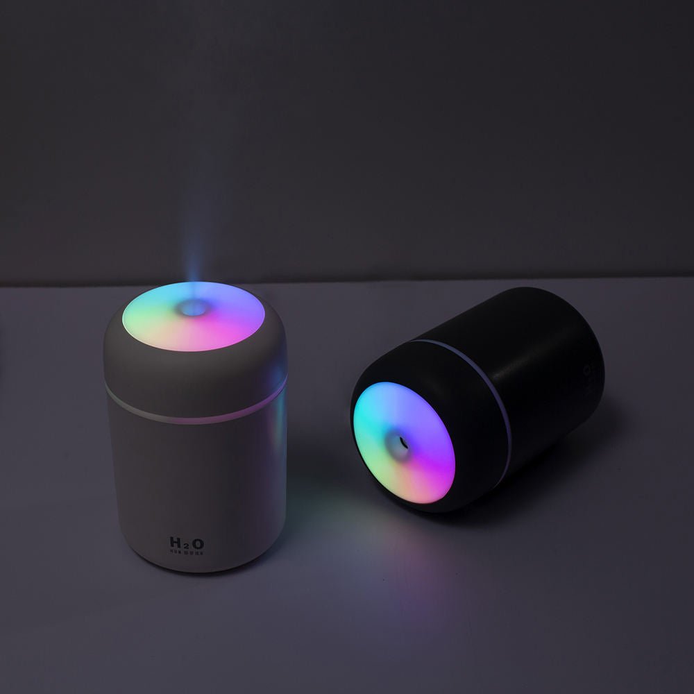 300ml Desktop Personal Mini Air Humidifier with Colorful LED Night Light - Calm Corners