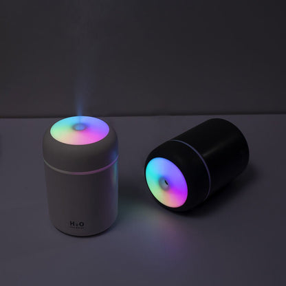 300ml Desktop Personal Mini Air Humidifier with Colorful LED Night Light - Calm Corners