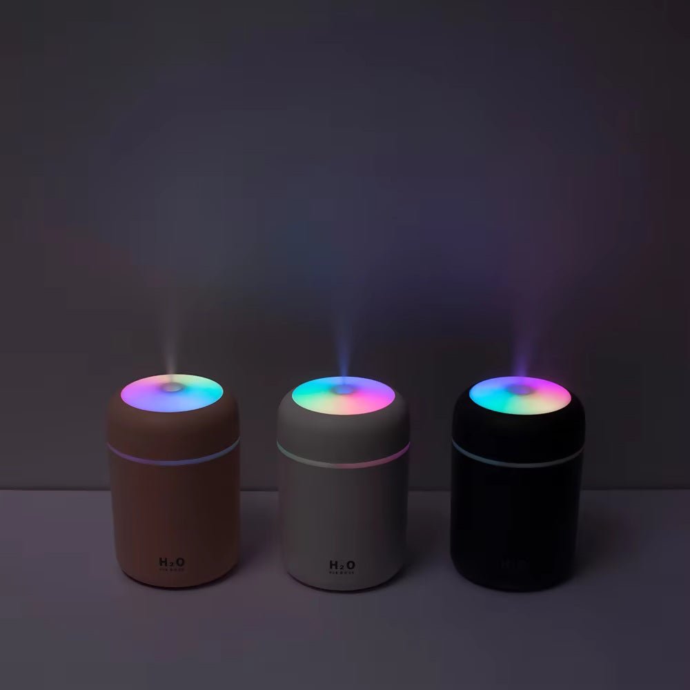 300ml Desktop Personal Mini Air Humidifier with Colorful LED Night Light - Calm Corners